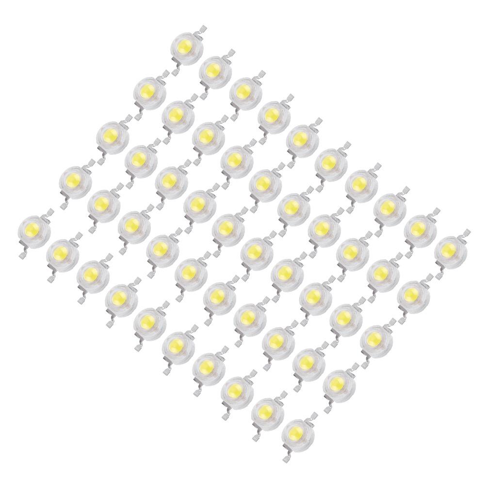 50PCS 110LM/W High Power LED Beads Aluminum DIY Lighting Fixtures  Spotlight Replacement