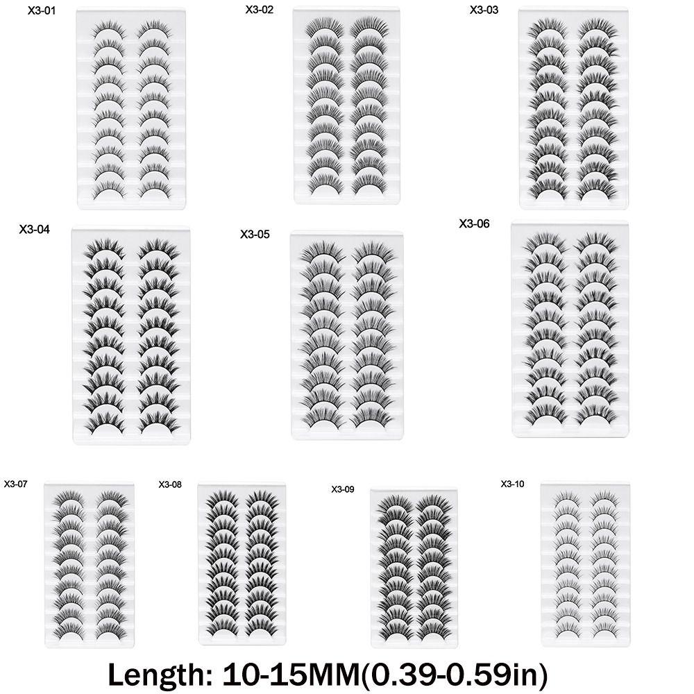 Full Strip False Eyelashes Dramatic Eye Makeup Tools Beauty 3D Faux Mink Lash Eyelash Extension