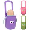 Cartoon Face Baby Stroller Cup Rack Large Capacity Kitchen Storage Bag Silicone Cup Holders  Bath