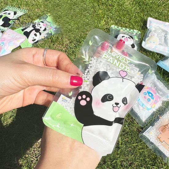 5 шт. мультфильм охлаждающий небольшой пакет со льдом мгновенные холодные пакеты одноразовые мешки со льдом длительный холодный герметичный контейнер для воды для путешествий и спорта