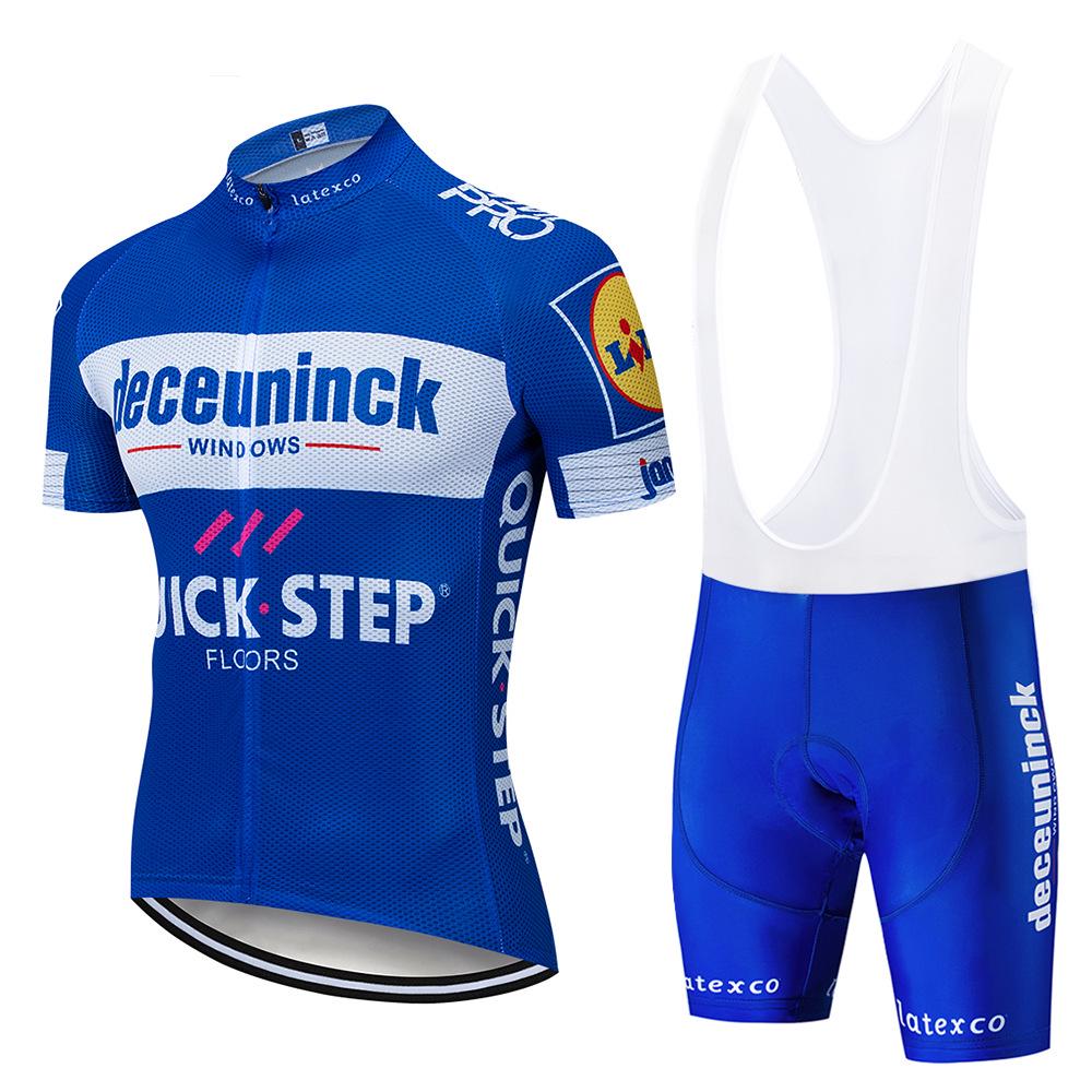 QUICK STEP Cycling Suit Short-sleeved Suit Cycling Equipment Men's Breathable