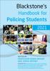 Книга Blackstone's Handbook for Policing Students 2021