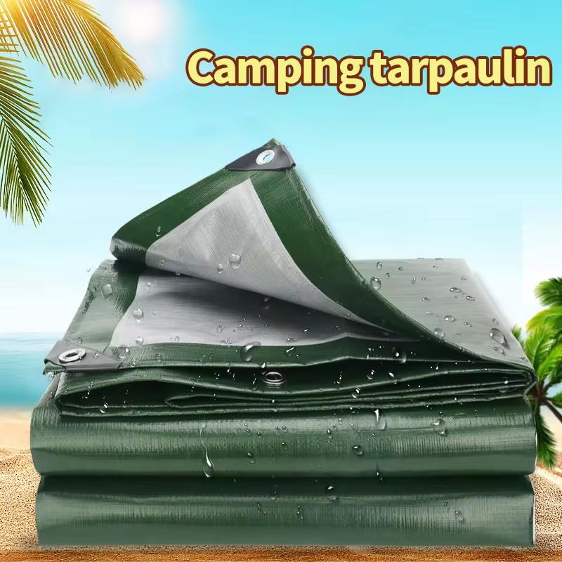 Large Tarpaulin Waterproof Heavy-Duty Rain Cloth Truck Tarp Cover Outdoor Camping Tent Canopy Pergola Sun Shade Car Shed Awning