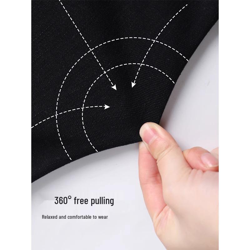 Женские джинсы-слим с высокой талией длиной девять точек прямого кроя - Коллекция Лето 2025