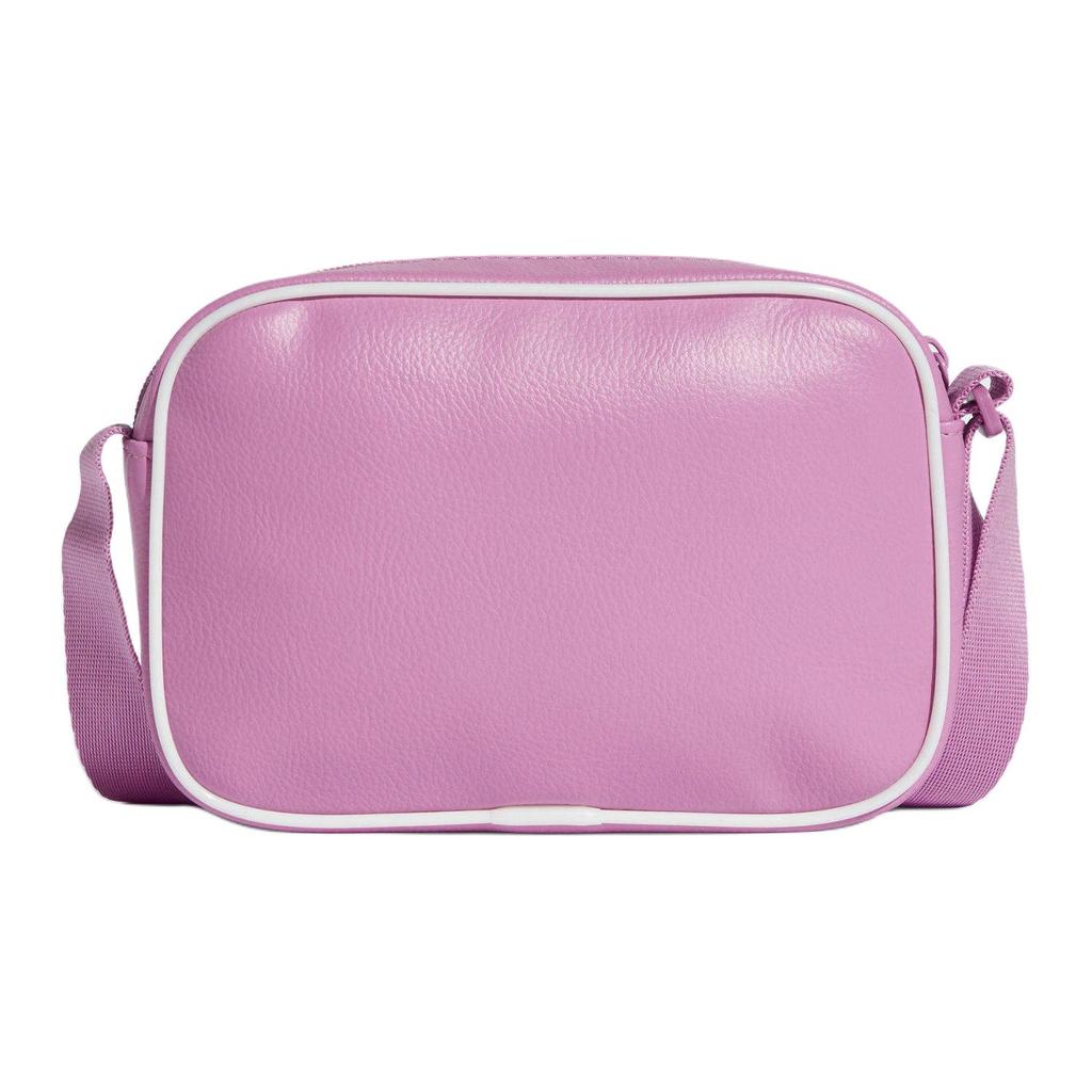New Adidas Originals ADICOLOR CLASSICS Polyurethane Shoulder Bag, Crossbody Bag Mini Unisex Pink Purple IX7486