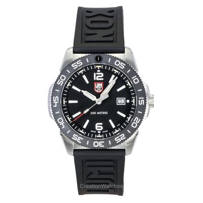 Pacific Diver Каучуковый ремешок Черный циферблат Кварцевые Дайверские XS.3121.1 200М Мужские часы