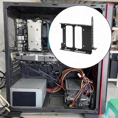 3,5-дюймовый жесткий диск, двойной кронштейн для крепления SSD, прочный металл, простая установка для ПК