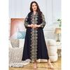 Middle East Sequin Embroidered Tassel Plus Size Robe Dubai Dress Arabic Dress Indonesian Women Dress