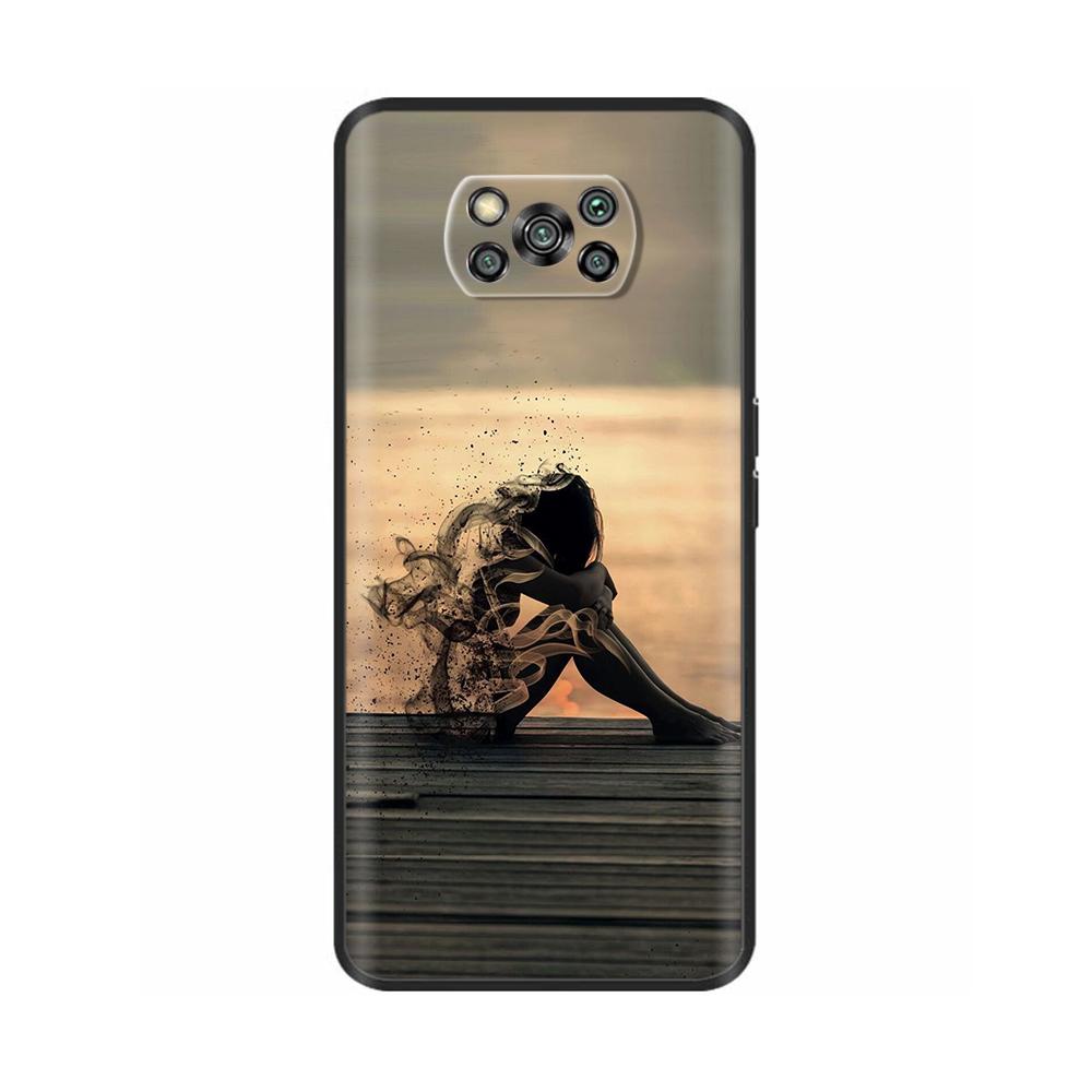 Для Xiaomi Poco X3 Pro Чехол Ударопрочный Мягкий силикон ТПУ Задняя крышка Бампер для Poco X3 NFC Чехлы для телефона Poco X3 X 3 GT Coque