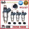 4x OEM Fuel Injector Nozzles 23250-75040 For Toyota Tacoma 2 Rzfe 2.4L-4L 4 Runner 1995-2000 23209-75040 23209-79085 23250-79085