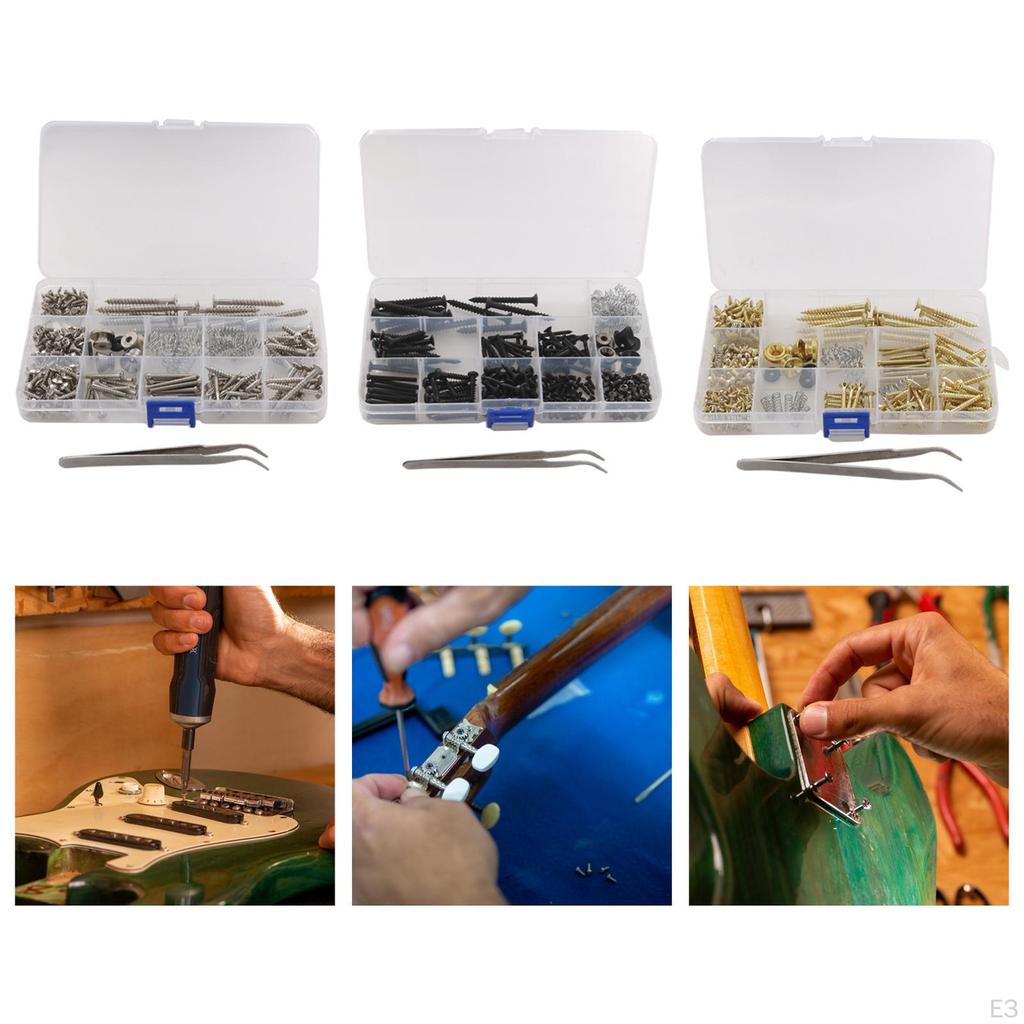 262шт комплект винтов для электрогитары монтажные винты DIY оборудование для тюнера