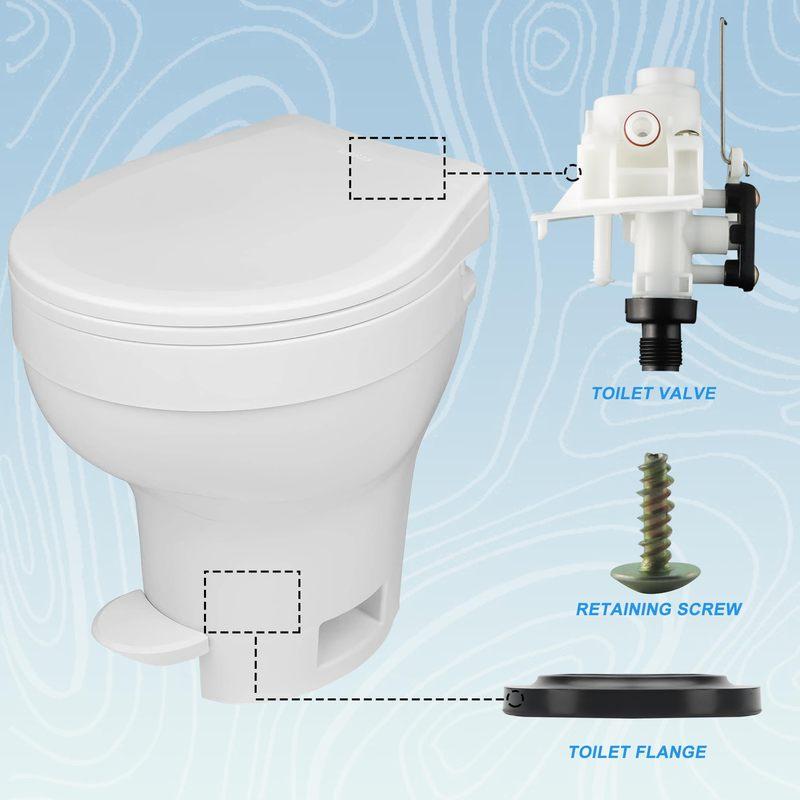 1set Upgraded Thetford Aqua Magic V Toilet Water Valve Replacement Part# 31705 For RV Camper Repair Kit High And Low Models