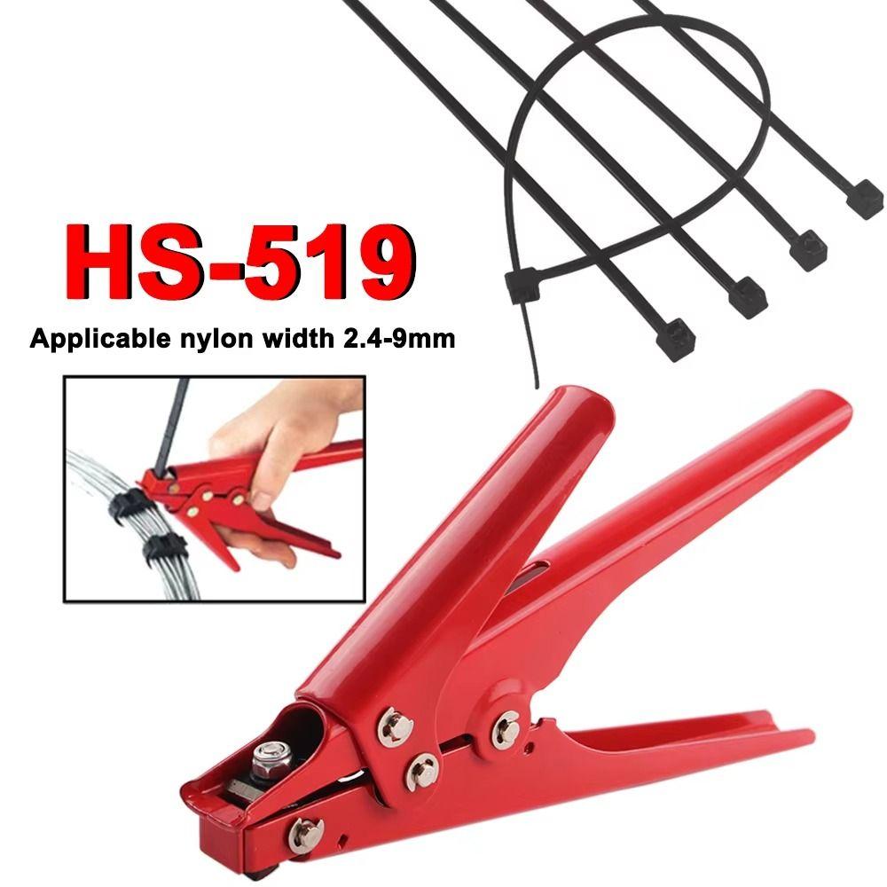 Ergonomic Nylon Zip Tie Pliers Labor Saving Alloy Cable Tie Tool Quick Tighten Efficient Flush Cut Zip Tie Tool