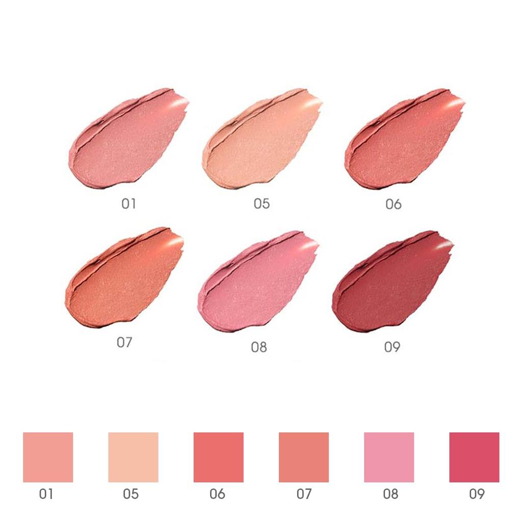 MiMC Минеральные кремовые румяна 07 Улыбающийся коралловый