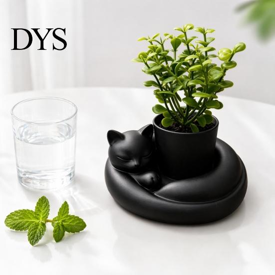 Арт-коллекционный горшок 3D-печатный горшок для суккулентов, Креативный мини-цветочный горшок с художественным скульптурным дизайном, Настольное декоративное маленькое украшение для стола
