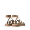 UGG Кожаные Золотые Удобные Тисненые Римские Сандалии Женские сандалии 1178570-DNSS