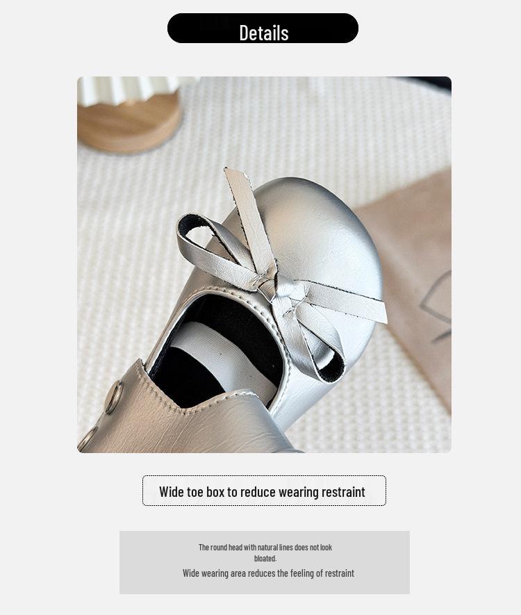 Водонепроницаемая кожаная обувь для девочек на весну/осень - Модная детская обувь на мягкой подошве