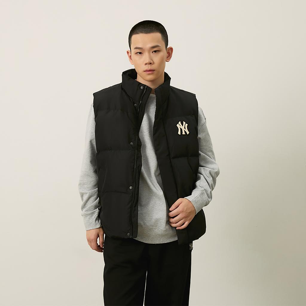 New MLB MLB Preppy Style Collection New York Yankees FW24 Vest Unisex Black 3ADVV1046-50BKS
