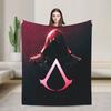 Assassin's Creed Shadows Супер Мягкие Одеяла Детская Плюшевая Постельное Белье Пледы Модные Диван Кресло Фланелевое Покрывало Покрывало для Диван-кровати