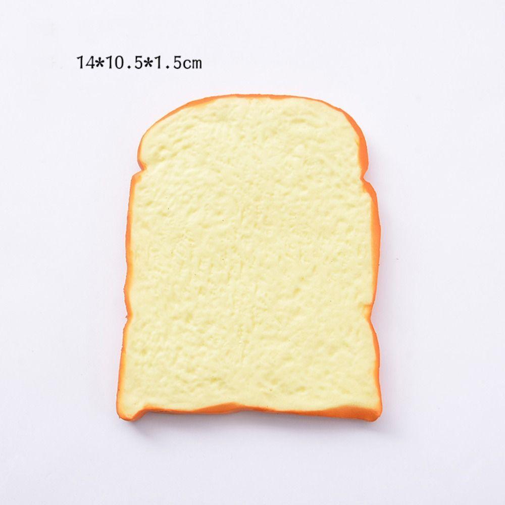 Tease People Simulation Bread SqueezeToys Spoof Simulation Bread Model Desktop Decoration