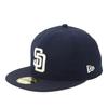 Кепка New Era 59FIFTY SB MLB Seersucker SD Navy Размер 7 SADPAD SEERSUCKER Двухцветная, 3/4 (5950SB NVY)