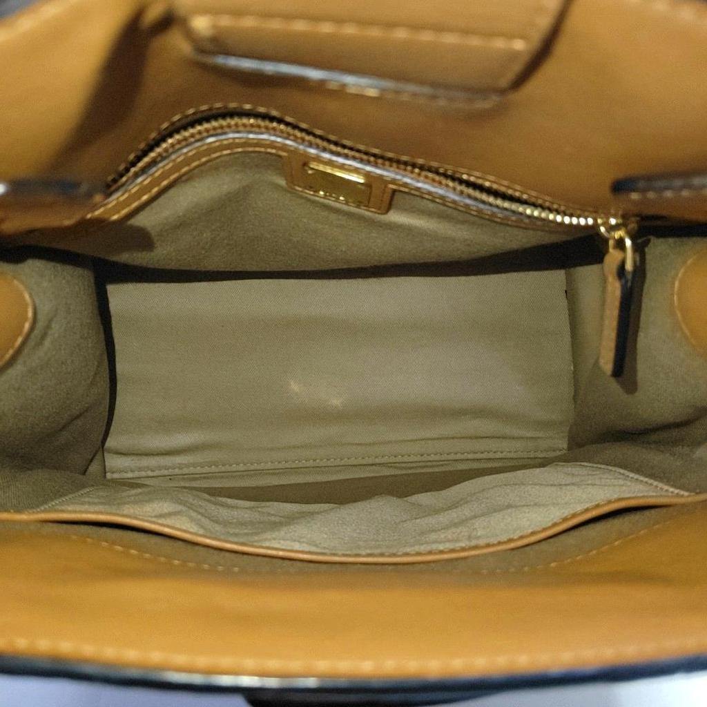 [Pre-Owned] Fashion Monogram Print Leather Bucket Bag - Excellent #2DXOUV