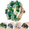 Colorful Natural Stone Beads Bracelet Bohemian Multilayer Fashion Bracelets for Women and Men Bangles Jewelry