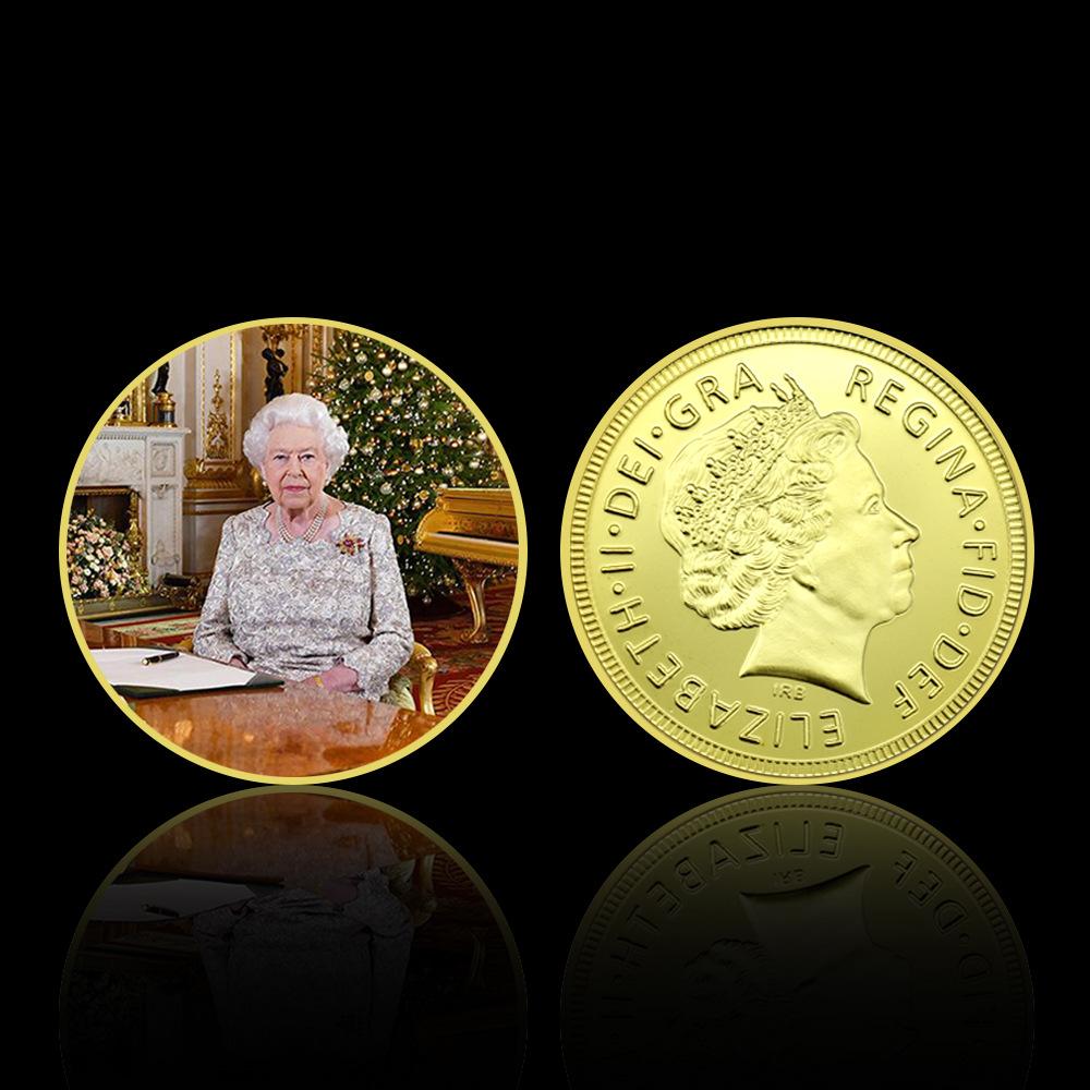 Queen Elizabeth commemorative coins, 10 pieces, Elizabeth commemorative coins for various age groups, family collection
