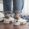2024 парусиновая обувь, женские осенние вулканизированные кроссовки, студенческие белые туфли, модные кроссовки на шнуровке 35-40
