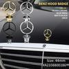 Новый W201 W220 2025 1 шт. 3D Цинковый сплав Автомобильный Передний Значок Капота Наклейка на Капот Шильдик для Mercedes Benz W203 W204 W205 W206 W212 W213 W