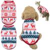 Dog Christmas Costume Pet Clothes For Small Dogs Puppy Vest New Year Cats Shirt Fashion Elk Print Chihuahua Yorkshire Outfits