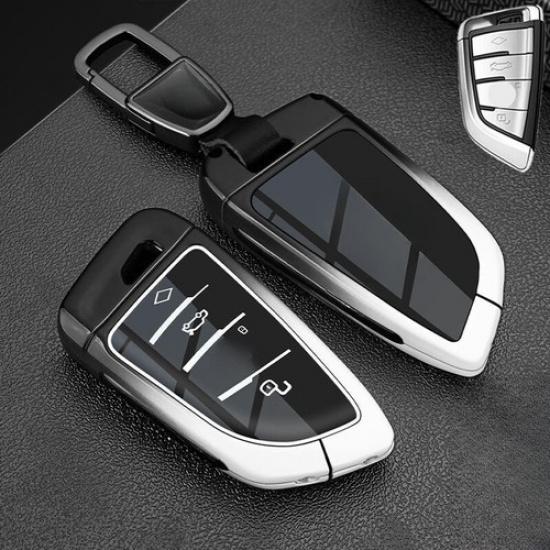 Zinc Alloy TPU Car Key Case Cover For BMW X1 X2 X3 X4 X5 X6 X7 1 2 3 4 5 6 7 8