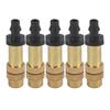 5pcs Adjustable Brass Misting Spray Nozzle Atomizing Sprinkler For Garden Watering Irrigation