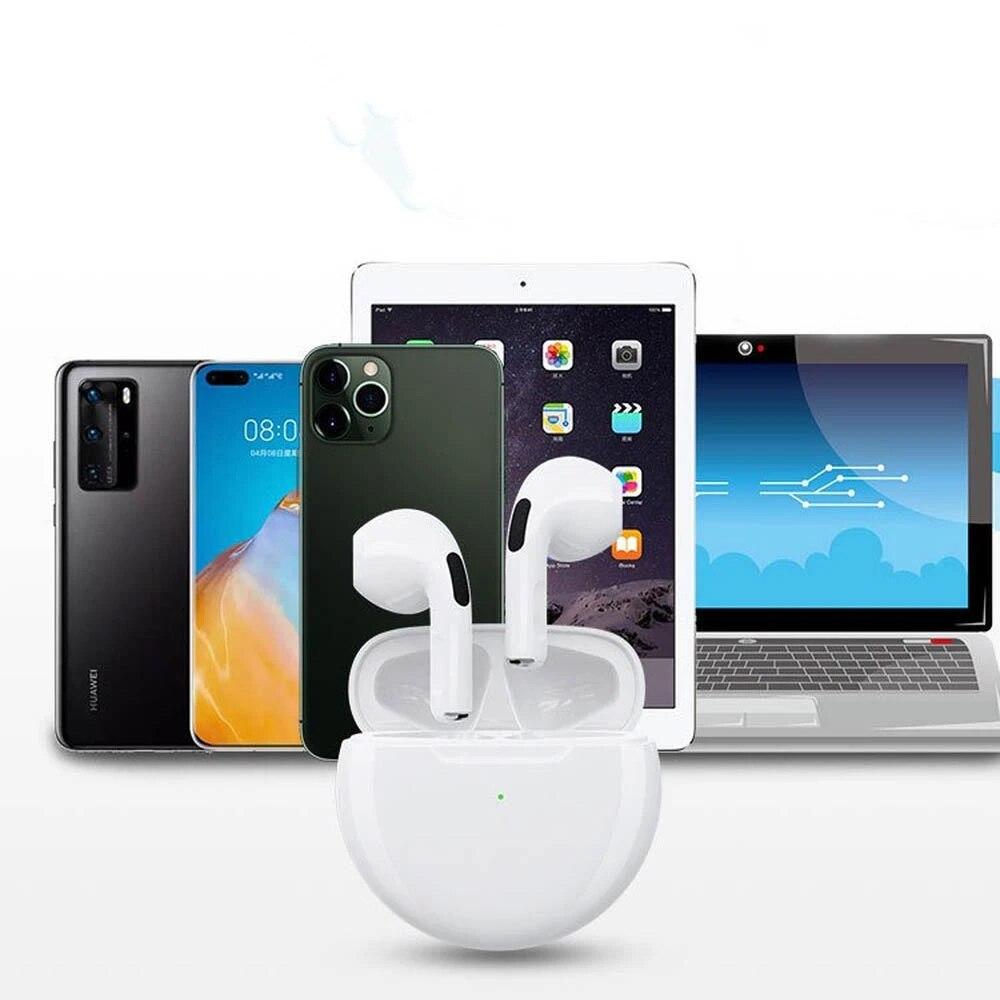 Air Pro 6 TWS Max Беспроводные Bluetooth наушники-вкладыши с шумоподавлением, гарнитура для наушников Apple iPhone