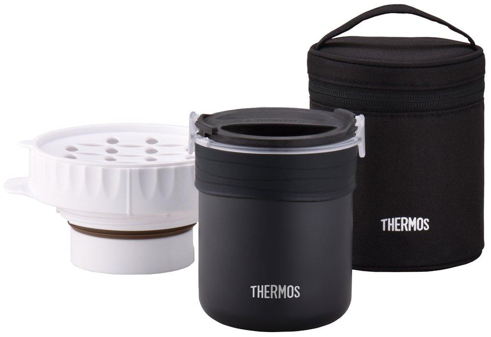 Thermos Rice Cooker Bento Black BK Box, Approx. 0.7 cups, JBS-360