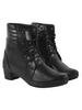 Shoetopia Женские короткие ботильоны на массивном каблуке с нескользящей подошвой, удобные модные ботильоны на щиколотку | Мягкая амортизирующая подошва | Для повседневной носки, вечеринок и зимы