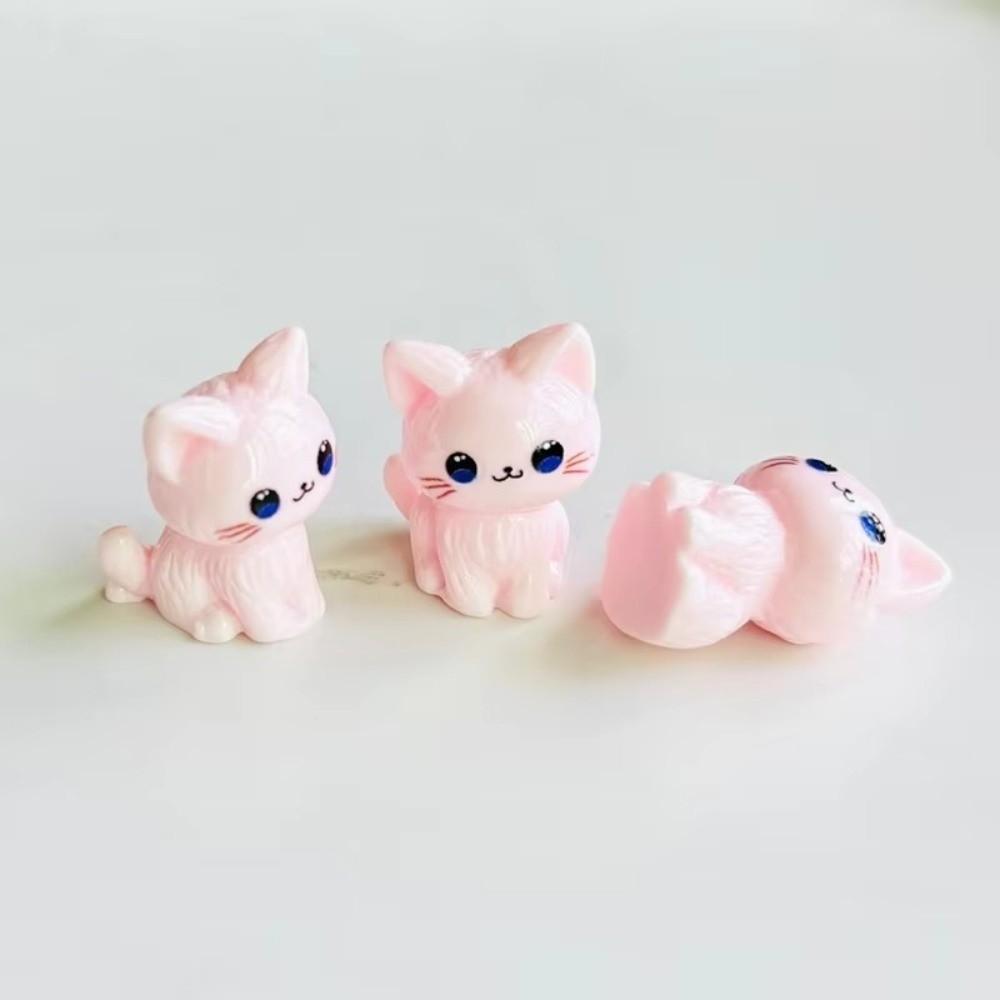 12Pcs Cute Cat Series Resin Decorations Diy Craft 3D Charms Cartoon Charms Scrapbooking Accessories