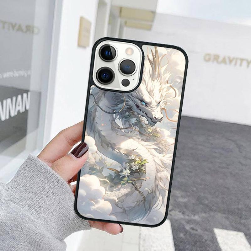 Изысканный Чехол для Телефона с Летающим Китайским Драконом Для iPhone 17 Air 15 16 Чехол 11 13 14 Pro Max 12 Plus Max Fundas