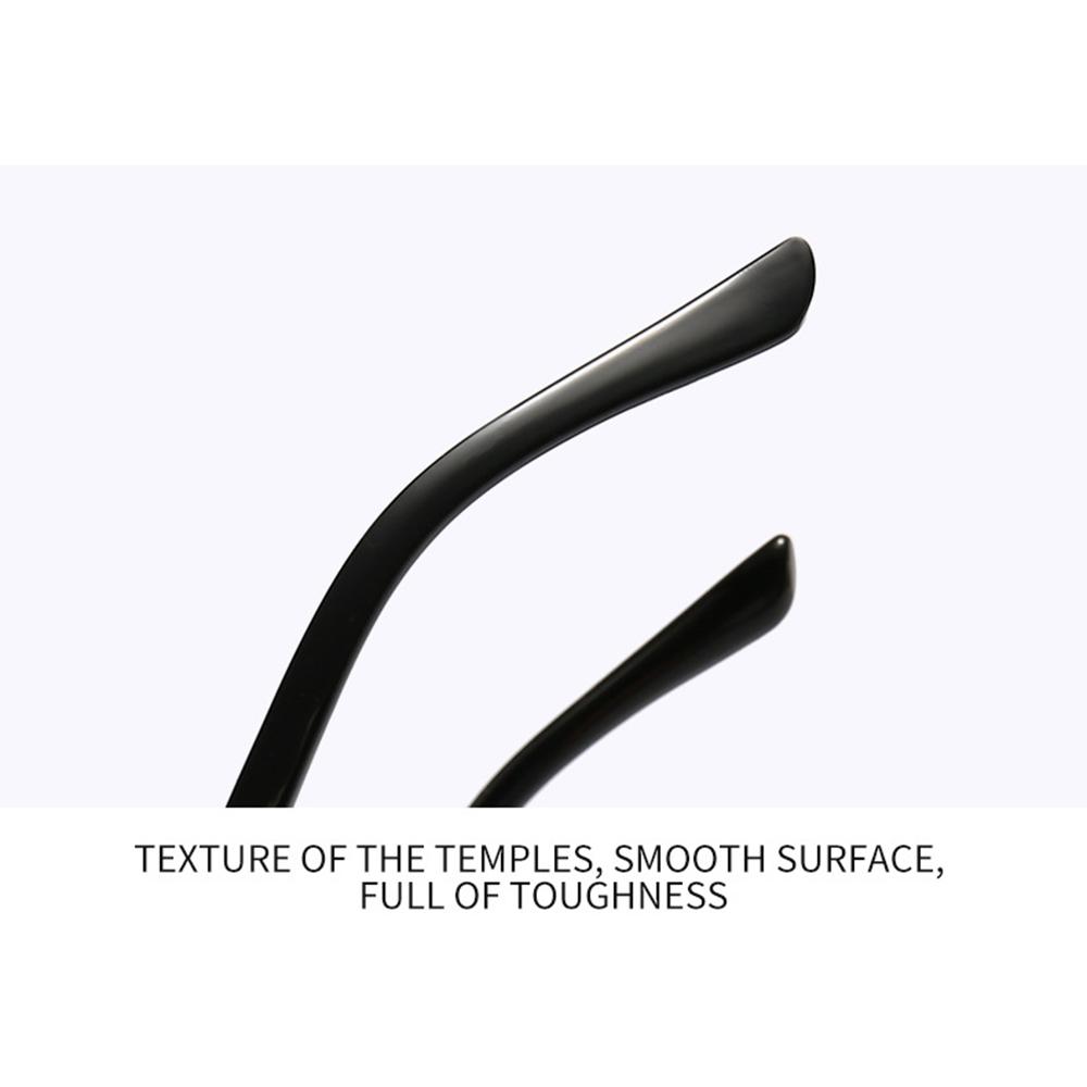 Y2K Прямоугольные солнцезащитные очки без оправы UV400 Оттенки Ретро безрамные солнцезащитные очки для женщин и мужчин