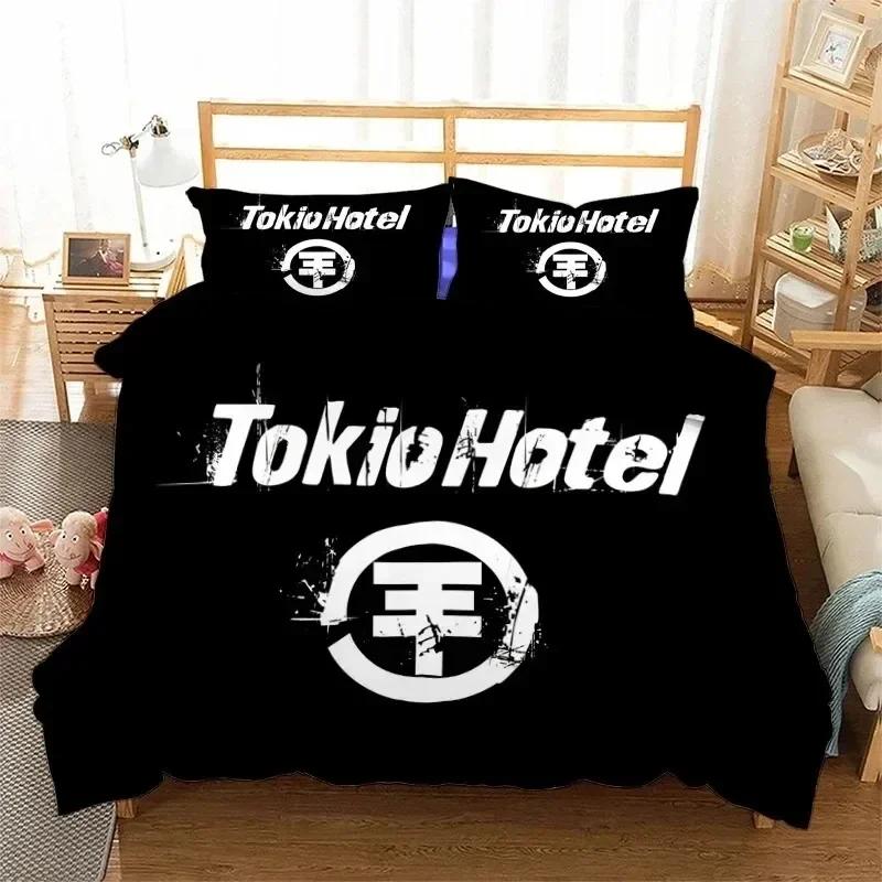 Rock band Tokio Hotel 3D NEW Duvet Cover Pillowcase Bedding Set Adult Boy Girl Bedroom Decoration Children Single Double Large