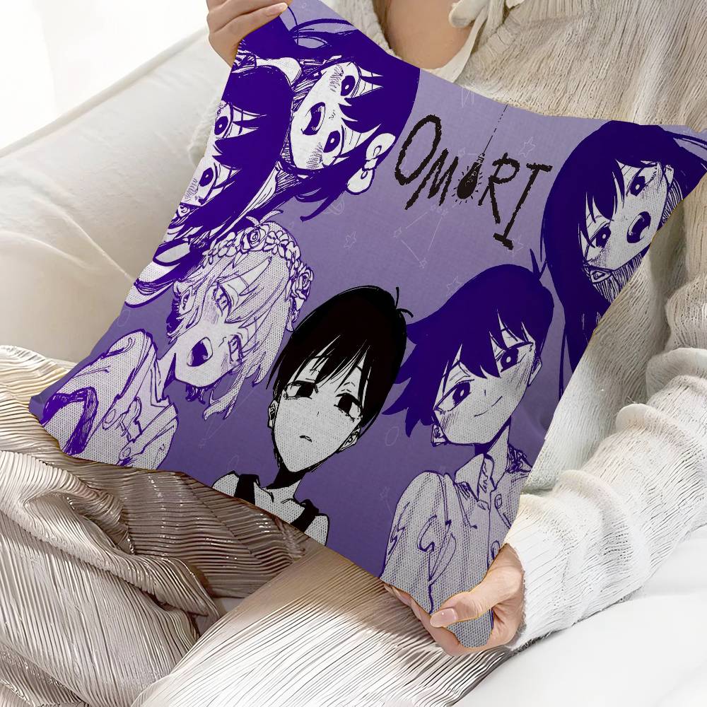 Cute Cartoon Omori Game Pillow Cushion Cover Pillowcase Living Room Sofa Home Decor