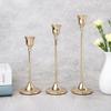 Подсвечники комплект латунный золотой подсвечник набор свадебный стол декоративный изысканный подсвечник подставка для вечеринки ужин