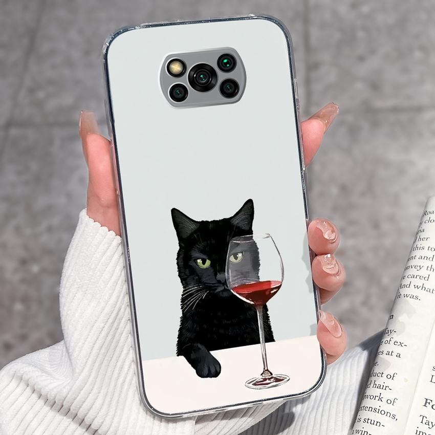 Прозрачный чехол для телефона Xiaomi Poco X3 X4 NFC X5 X6 X7 Pro F3 F4 GT F5 Мягкий ТПУ чехол Ретро узоры карманных часов Ударопрочный чехол для Xiaomi Накладка Capa