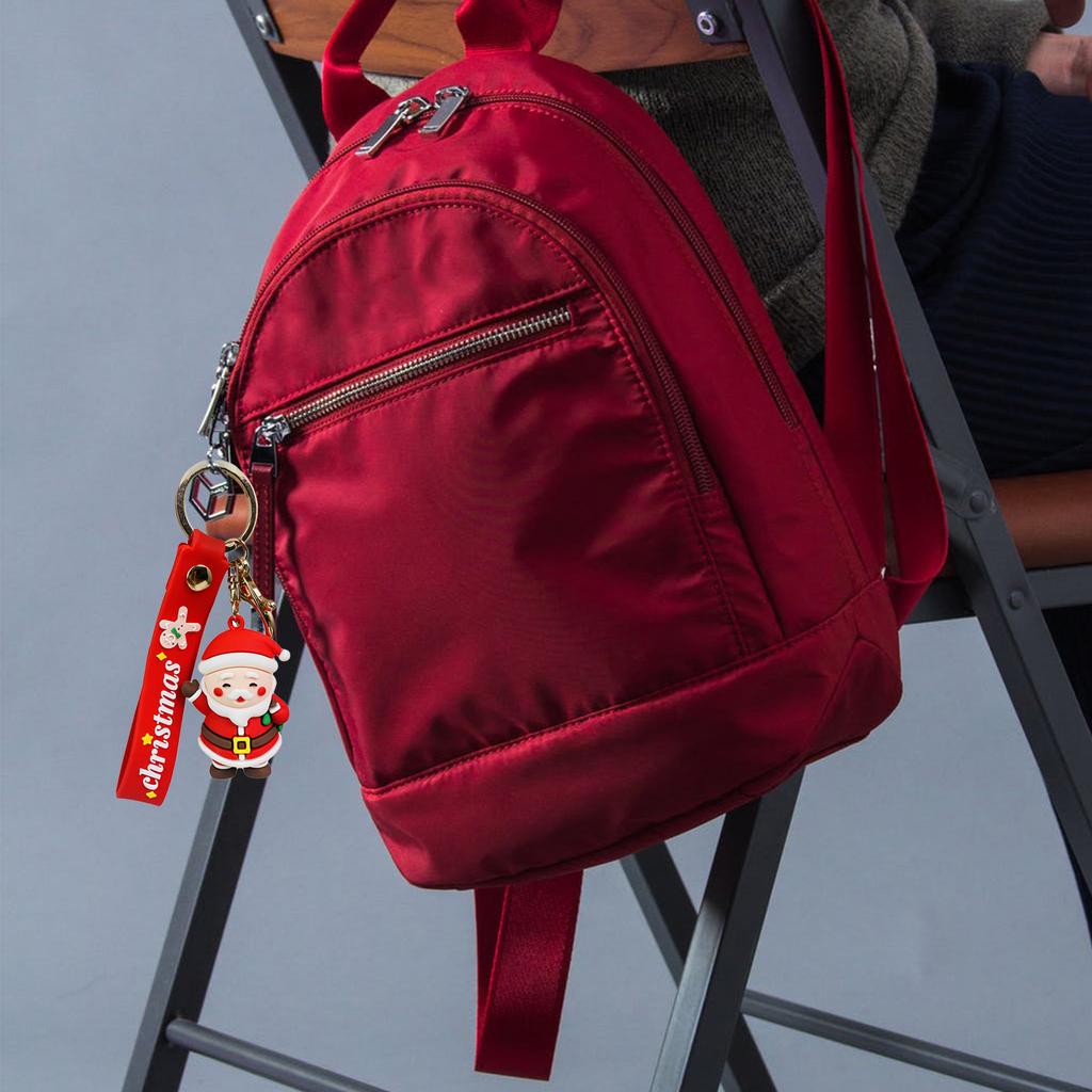 Рождественский брелок милый Санта-Клаус кулон металлический брелок рождественский орнамент брелок для DIY искусства