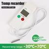 Новейший USB-логгер температуры SLOG -30°C~70°C 65000 точек Регистратор температуры с NTC-сенсором для складской холодовой цепи