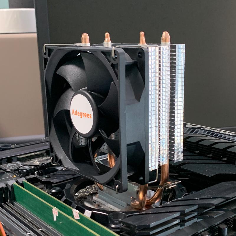 2 heatpipes X99 CPU Air Cooler PC Processor Ventilador For Intel LGA 1366 1150 1151 1155 1200 1700 2011 X79 AM3 AM4 AM5 Radiator