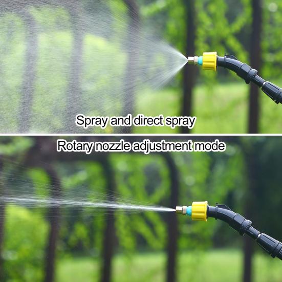 6L Electric Sprayer USB Rechargeable Sprayer with Telescopic Wand 3 Nozzles Battery Powered Portable Water Sprayer for Lawn Garden Yard Care