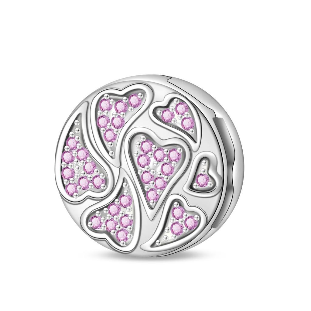 Браслет с бижутерией Lucky Clover Tree of Life с белым медным покрытием