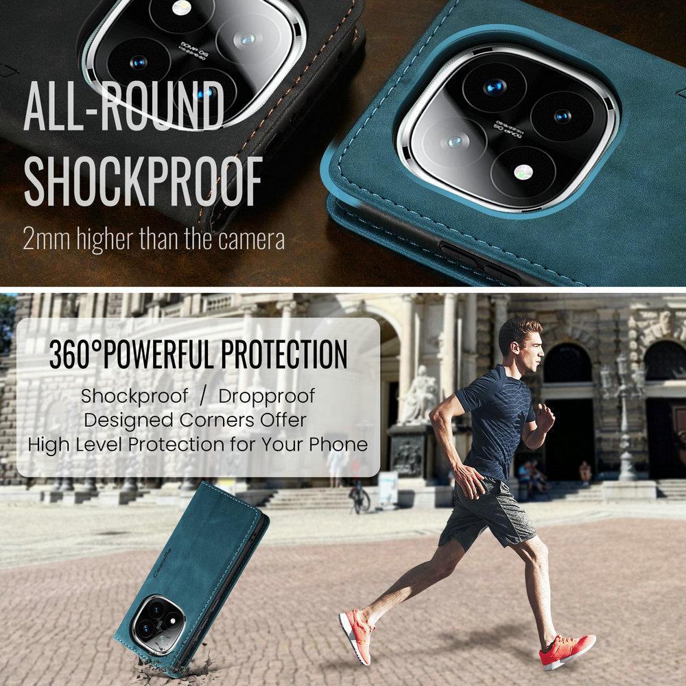 Для Poco X7 5G 2025 Global Phone Роскошный кожаный чехол для карточек Кошелек Кожаный чехол Xiaomi Poco X7 Чехол Mi Poko X 7 PocoX7 Флип-чехол