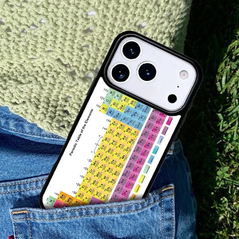 Biology and Chemistry print Phone Case Cover for IPhone 11 12 13 14 15 16e 17 Pro Max Coque for IPhone 17 Air